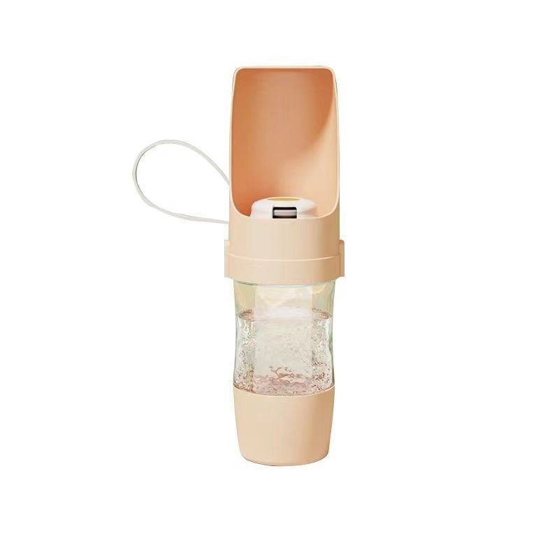KleverPaw™ 2-in-1 Foldable Pet Water Bottle & Food Dispenser – Large 690ml Leak-Proof Travel Cup for Dogs & Cats