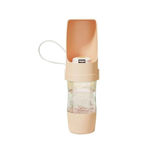 KleverPaw™ 2-in-1 Foldable Pet Water Bottle & Food Dispenser – Large 690ml Leak-Proof Travel Cup for Dogs & Cats