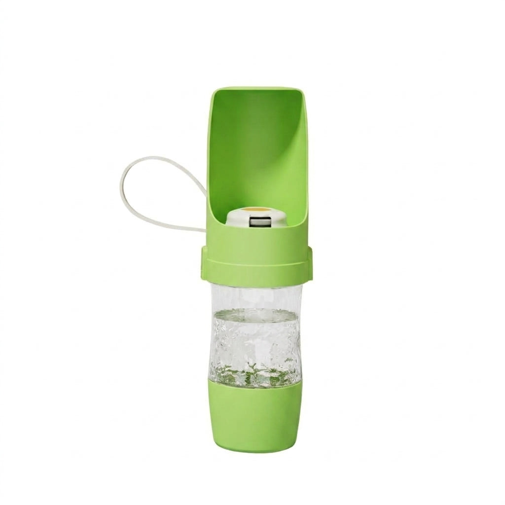 KleverPaw™ 2-in-1 Foldable Pet Water Bottle & Food Dispenser – Large 690ml Leak-Proof Travel Cup for Dogs & Cats